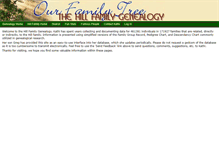 Tablet Screenshot of genealogy.kathihill.com